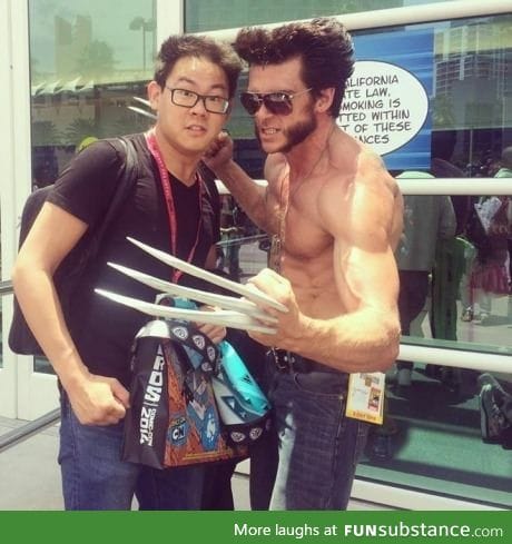 Probably the best Wolverine Cosplay ever.