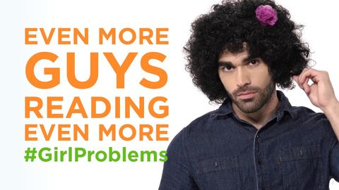Even more guys reading even more #GirlProblems