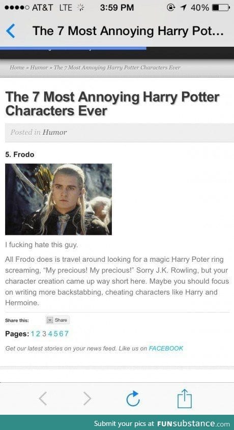 Annoying harry potter characters