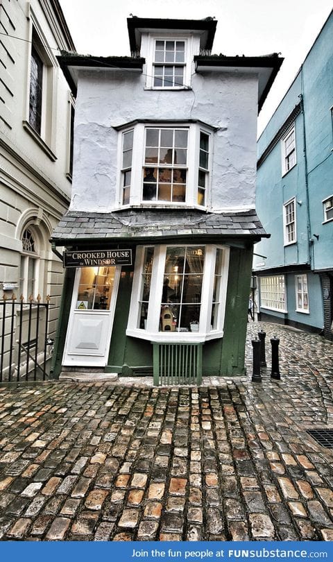 This is the "Crooked House of Windsor"