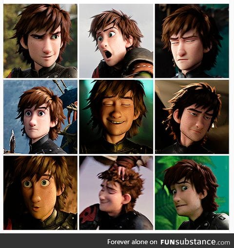 50 Faces Of Hiccup