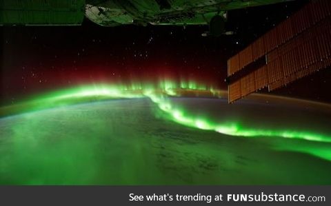Northern Lights viewed from the ISS