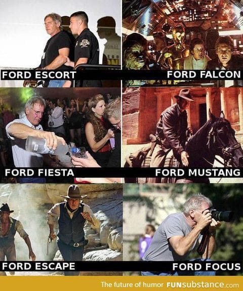 The several brands of ford