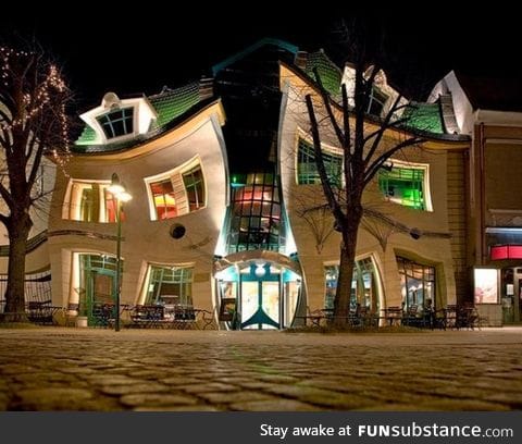 Poland's "Crooked House."