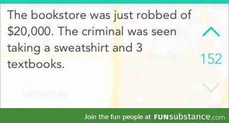 Campus bookstore robbed