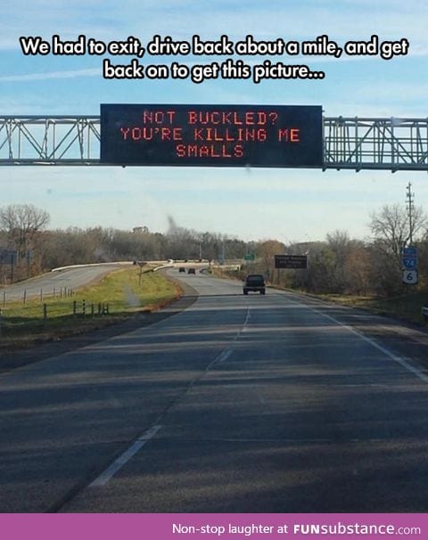 Highway sign joke