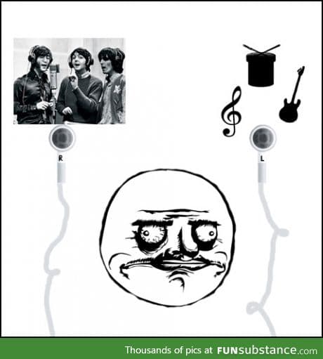 When listening to The Beatles...