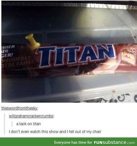 A tack on titan
