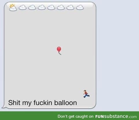 My balloon!