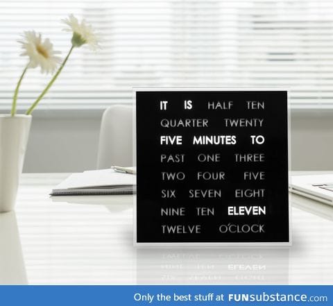 LED word clock