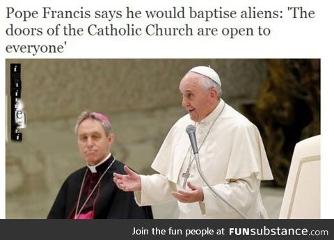 The pope loves everyone