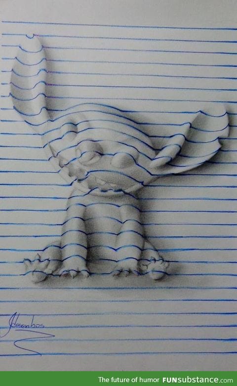 Notepad 3D art