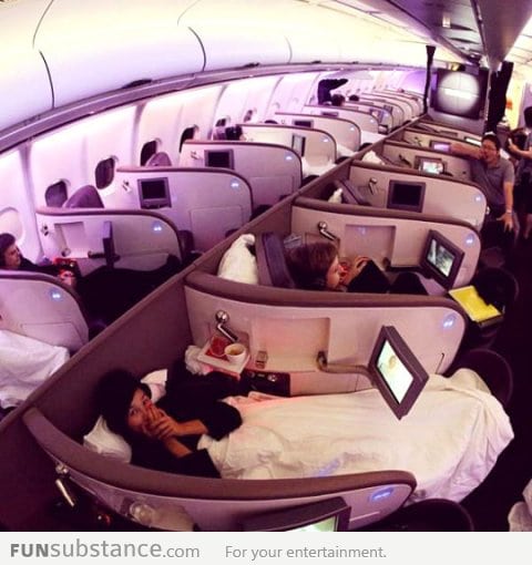 Heaven on a plane