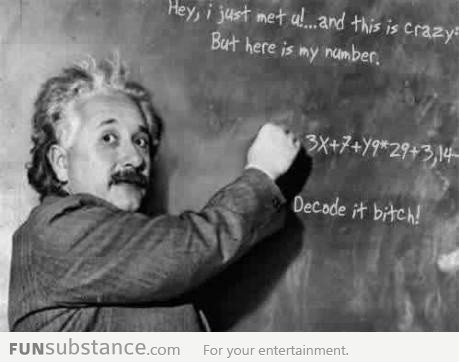 Einstein Doing His Thing!