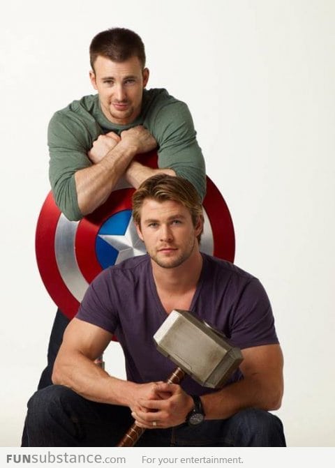 Thor and captain america before it was cool