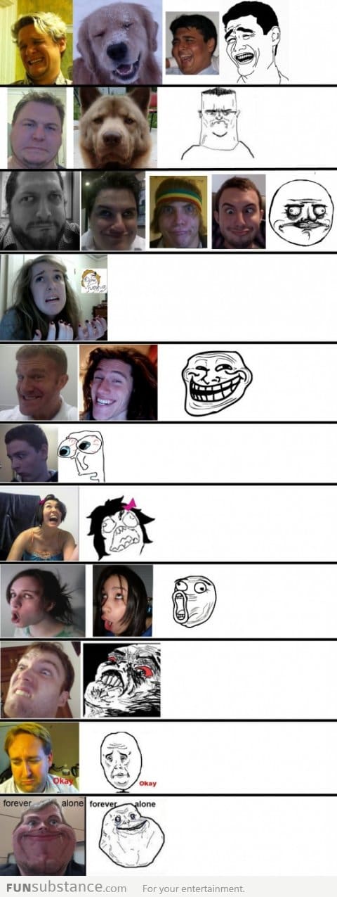 rage face competition