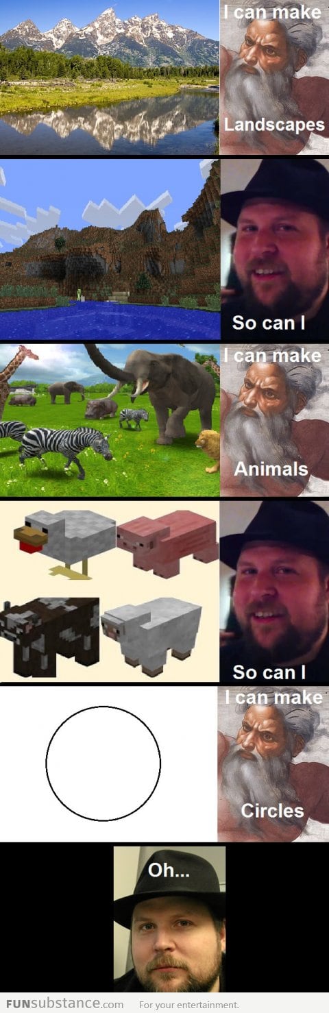 Minecraft vs God