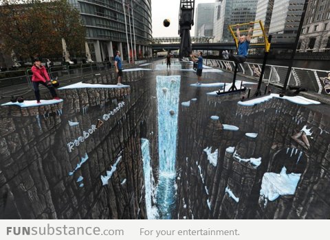 World's largest & Most AWESOME 3D Street Painting