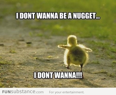 Don't wanna be a nugget