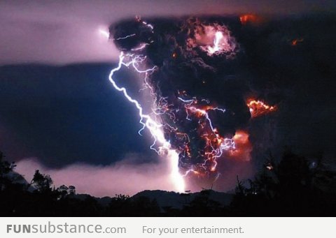 Ever heard of Volcanic Lightning?