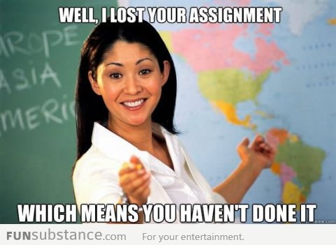 Scumbag teacher