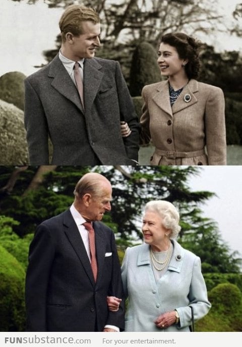 Queen Elizabeth and Prince Philip after 65 years of Marriage