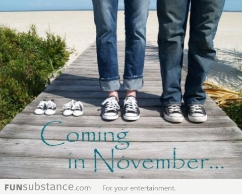 Pretty much the cutest announcement