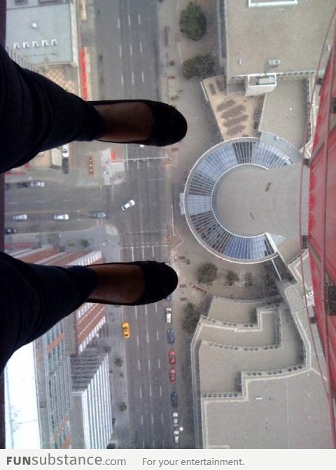 Don't look down! don't look down!