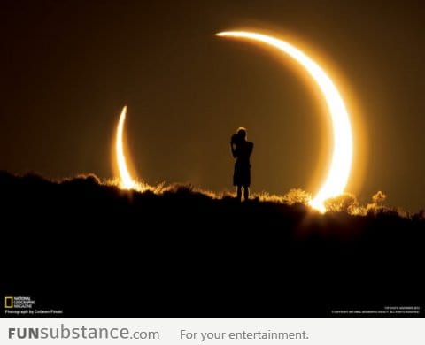 Annular Solar Eclipse Albuquerque, New Mexico, USA