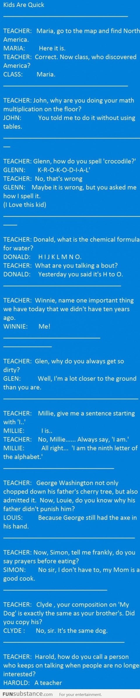 Kids vs Teacher