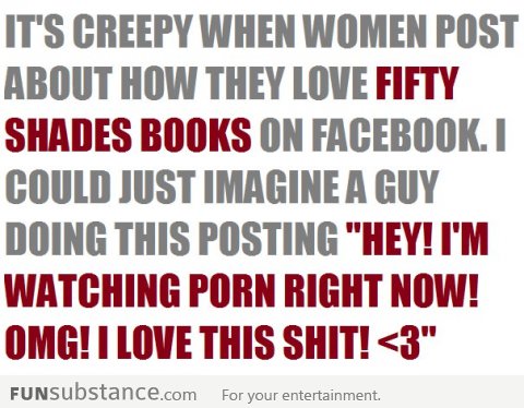 On girls who like Fifty Shades of Grey so much