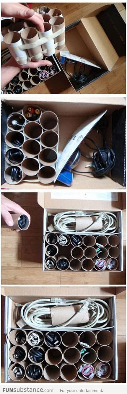 How to store your cables in order