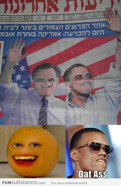 The presidential candidates look funny