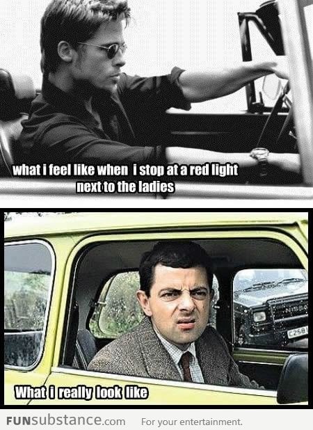 Stopping at the red light