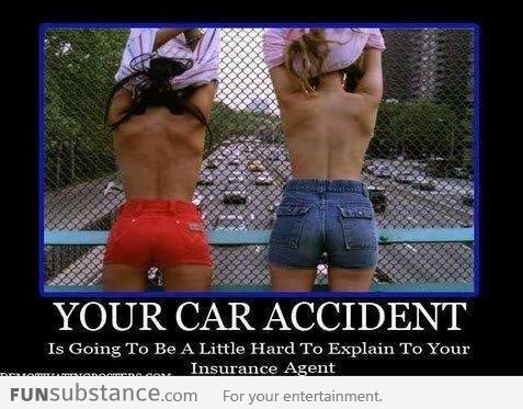 How to cause a car accident