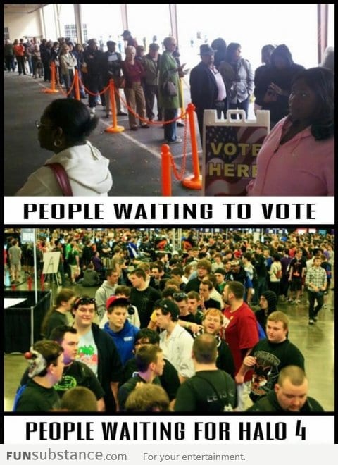 Halo 4 vs Election queues