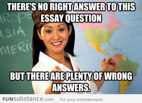 My teacher always says this