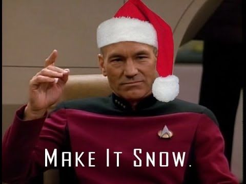 Star Trek sings Let It Snow