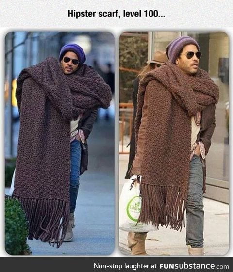 That's Not A Scarf, It's A Throw Rug