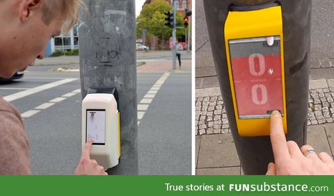 In Germany you can play pong with the person on the other side of traffic lights