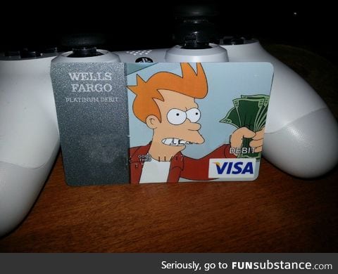 My bank finally accepted my card design!