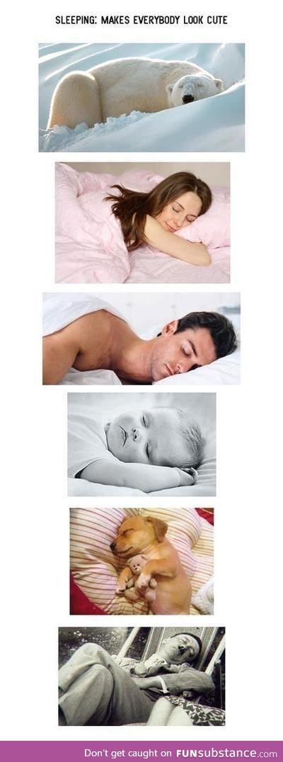 Everyone looks more cute when they sleep