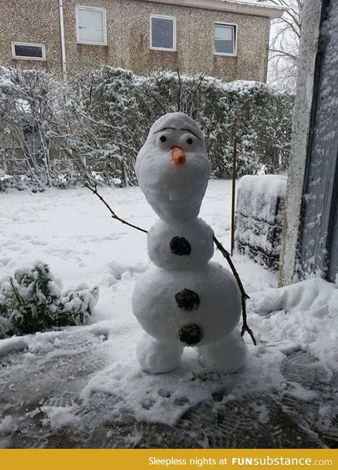 Do you wanna build a snowman?