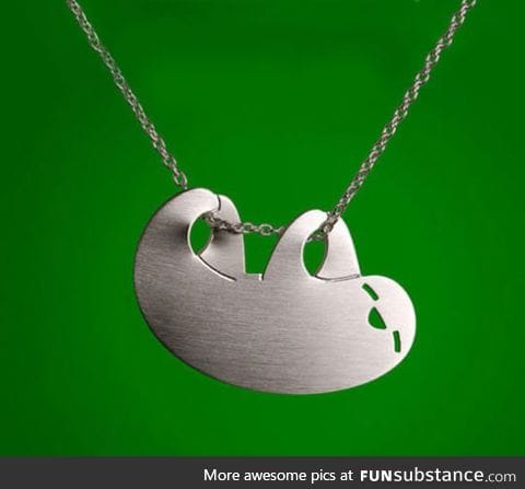 Sloth necklace
