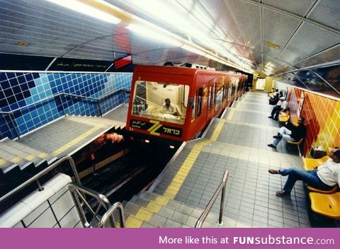 Ever seen a subway go uphill?