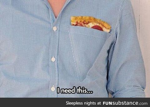 Pizza pocket shirt