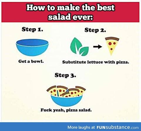 How to prepare a great salad