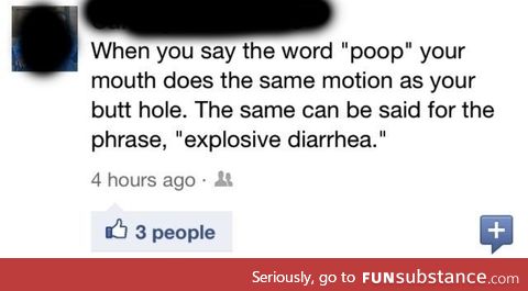 Say poop