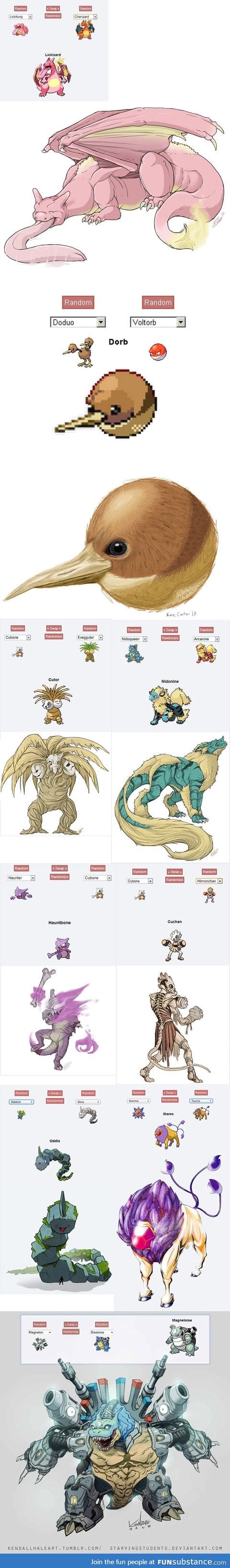 What happens when you combine pokémon