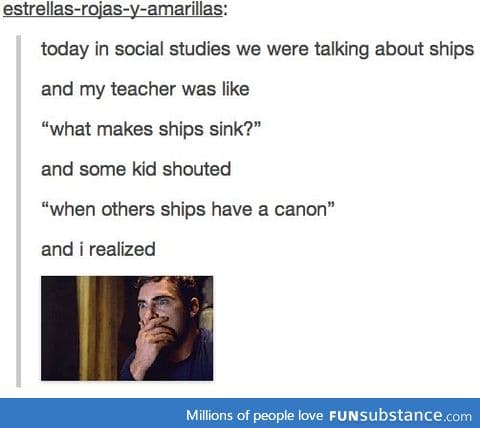Canon ship vs Non-canon ship